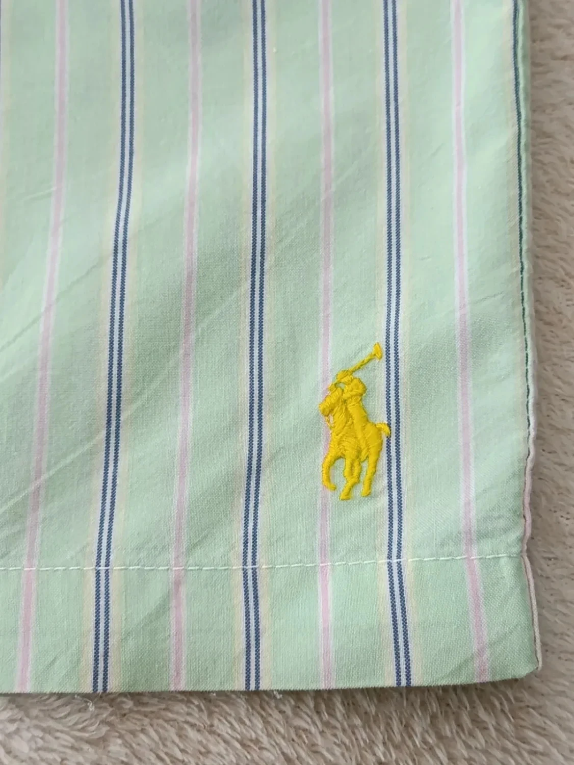 Polo Ralph Lauren Green Striped Swim Trunks Size XXL – photo 8